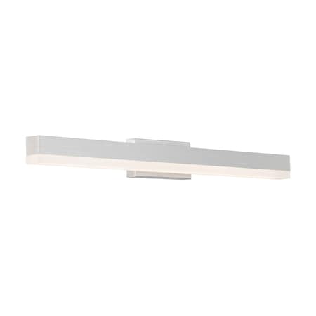 Dweled Styx 25in LED Bathroom Vanity or Wall Light 3-CCT 2700K-3000K-3500K Set to 3000K in Brushed Aluminum WS-411